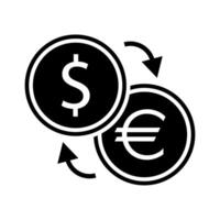 Money conversion icon for web and apps vector