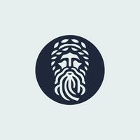 Logo for a company that is called neptune vector