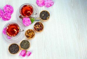 tea, fruit tea, Cup of tea, various kinds of tea photo