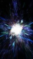 Super Nova explosão cósmico animação ciclo video