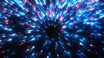 Vibrant multicolored particle burst with dynamic motion effect video