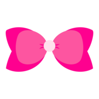 Illustration of a dark pink bow, conveying femininity, elegance and happiness. Bows can represent celebration, decoration or gift wrapping and are also suitable for creative projects. png