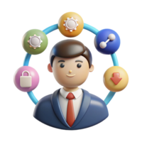 Professional Networking Security, Collaboration, Data Management png