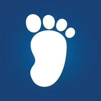Footprint trendy creative lovely abstract illustration colorful useful design vector