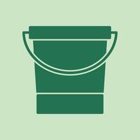 Water Bucket trendy creative gorgeous abstract illustration colorful useful design vector
