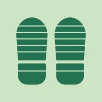 Footsteps trendy creative gorgeous abstract illustration colorful useful design vector