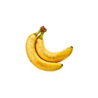 Two bananas are shown on a black background png