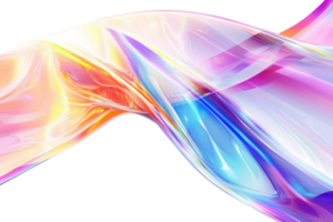 Abstract digital art with vibrant colors and fluid shapes, creating an energetic and dynamic visual effect. png