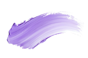 Vibrant purple brushstroke isolated on transparent background. Abstract art with expressive, sweeping lines and a smooth texture. png