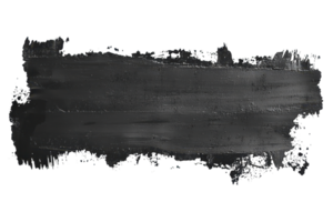 Abstract black brushstroke on transparent background. Perfect for artistic and creative design projects, adding a modern touch to any composition. png