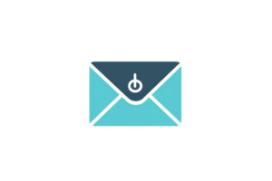 Minimalistic illustration of an envelope symbolizing email communication. Perfect for themes of messaging, correspondence, and digital exchange. png