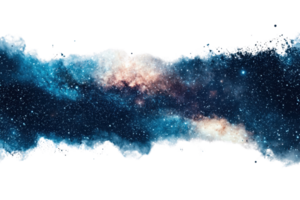 Stunning view of the Milky Way galaxy, showcasing cosmic clouds, stars, and nebulae against the backdrop of deep space. Perfect for science imagery. png