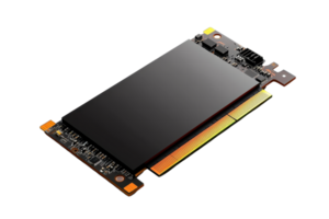 High-quality solid-state drive SSD with M.2 form factor, illustrating advanced storage technology and compact design for modern computing. png