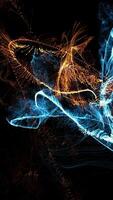 Glowing Particles 3D Animation Loop video
