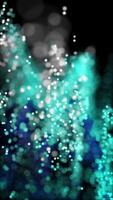 Abstract Glowing Particle Loop Animation video