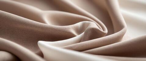 Smooth Mocha Fabric Texture Abstract Background. photo