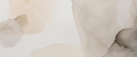 simple watercolor background of large washes of neutral colors photo