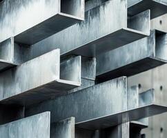 Metal structures showcase modern architecture and industrial design in a creative urban setting photo