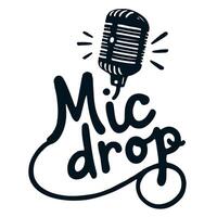 a design of mic vector