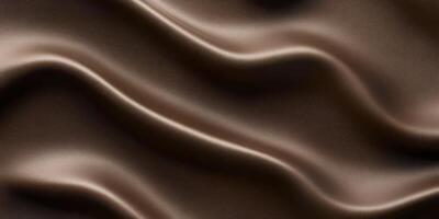 Luxurious brown leather texture with smooth flowing waves and rich tone photo
