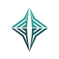 a minimalist, geometric logo that combines sharp lines and soft curves to represent balance and sophistication, ideal for tech or luxury brands. vector