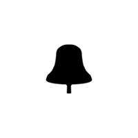 Silhouette of the Hand Ringing Bell, Flat Style, can use for Pictogram, Apps, Website, Logo, Art Illustration, of Graphic Design Element. BW and Editable vector