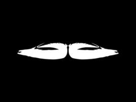 Silhouette of the Cutlass Fish, Flat Style, can use for Logo Gram, Art Illustration, Pictogram, or Graphic Design Element. Editable vector