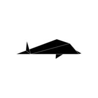 Shark Shape Inspired by Origami Form, can use for Logo, Pictogram, Animal Figure, Website, Apps, or Graphic Design Element. Flat Style vector