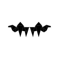 Pair Camel Shape Inspired by Origami Form, can use for Logo, Pictogram, Animal Figure, Website, Apps, or Graphic Design Element. Editable and easy to use vector