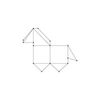 Horse Polygonal Lines, can use for Logo, Pictogram, Animal Figure, Website, Apps, or Graphic Design Element. Editable vector