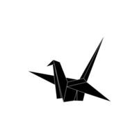 Bird Shape Inspired by Origami Form, can use for Logo, Pictogram, Animal Figure, Website, Apps, or Graphic Design Element. Editable vector