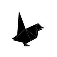 Finches, Goldfinch Shape Inspired by Origami Form, can use for Logo, Pictogram, Bird Figure, Website, Apps, or Graphic Design Element. Flat and Editable vector