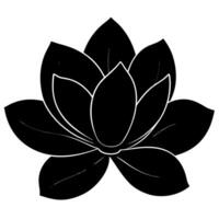 Simple magnolia bloom art ideal for nature-themed projects vector