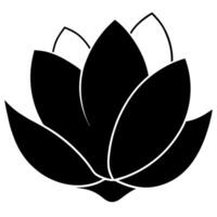 Simple magnolia bloom art ideal for themed graphic projects vector
