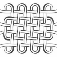 Abstract Graphic Silhouette with Line Pattern Textile and Interior Design vector