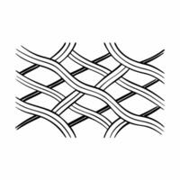 Modern Silhouette Texture with Geometric Lines for Textile Art vector