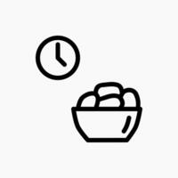 Design Illustration graphic of breaking the fast icon with line style. Suitable for UI, mobile design, web design, etc. vector