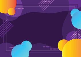 Geometric border abstract on a purple background. For banner, website, and cover book. vector