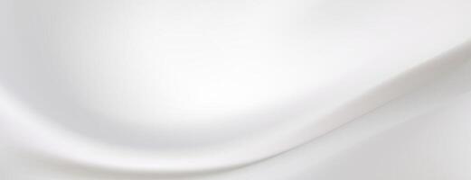 Abstract background with flowing white fabric vector