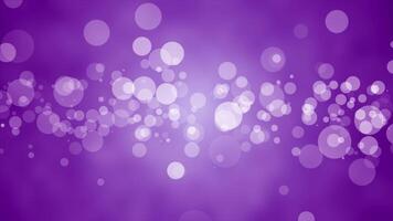 Purple Abstract Bokeh Particles Background Loop video