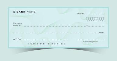 Modern check design with a soft teal background and smooth lines for professional use vector