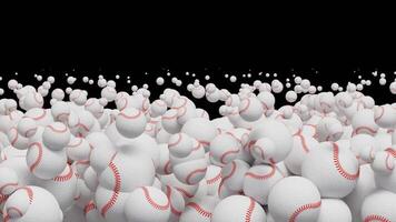 Transition of a Group of Baseball Balls in Different Sizes video