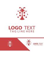 Bug Whisper Ladybug logo vector