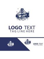 Cascade Span bridge logo vector