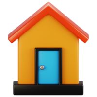 3d rendering general user interface icon concept. 3d render home icon png