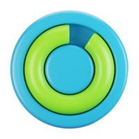 3d rendering general user interface icon concept. 3d render loading icon png