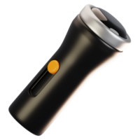3d rendering general user interface icon concept. 3d render flashlight icon png