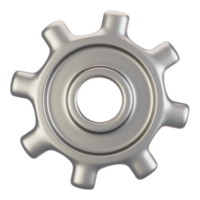 3d rendering general user interface icon concept. 3d render setting icon png