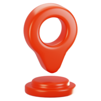 3d rendering general user interface icon concept. 3d render location icon png