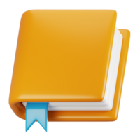 3d rendering general user interface icon concept. 3d render book icon png